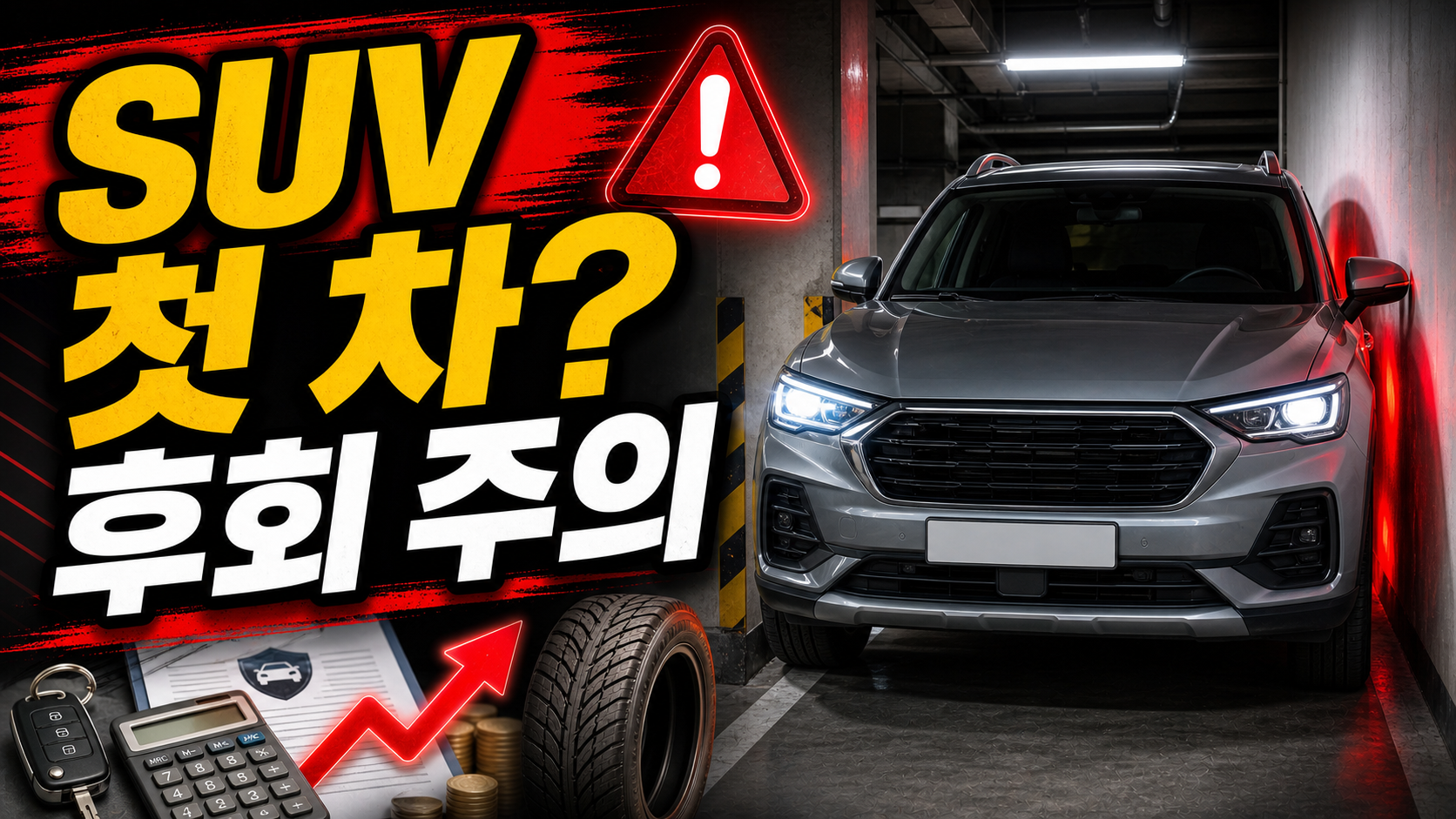첫 차 SUV 선택 전 주차와 유지비 부담을 확인하라는 썸네일