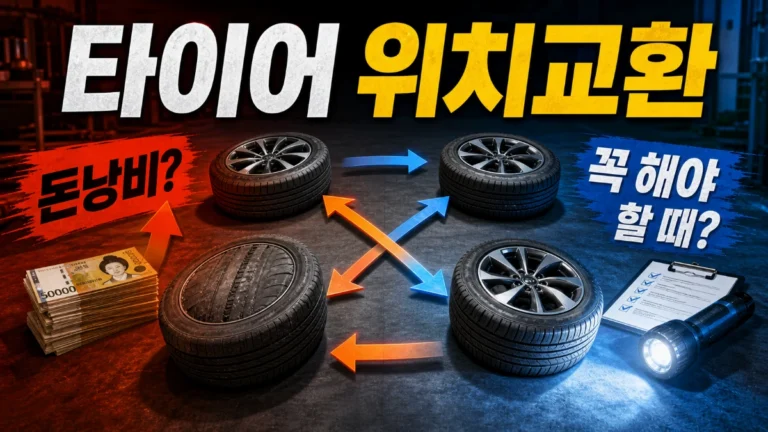 타이어 위치교환 시점을 판단하는 관련 글 대표이미지