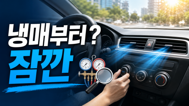 자동차 에어컨 냉방 저하 점검 순서를 확인하는 관련 글 대표이미지