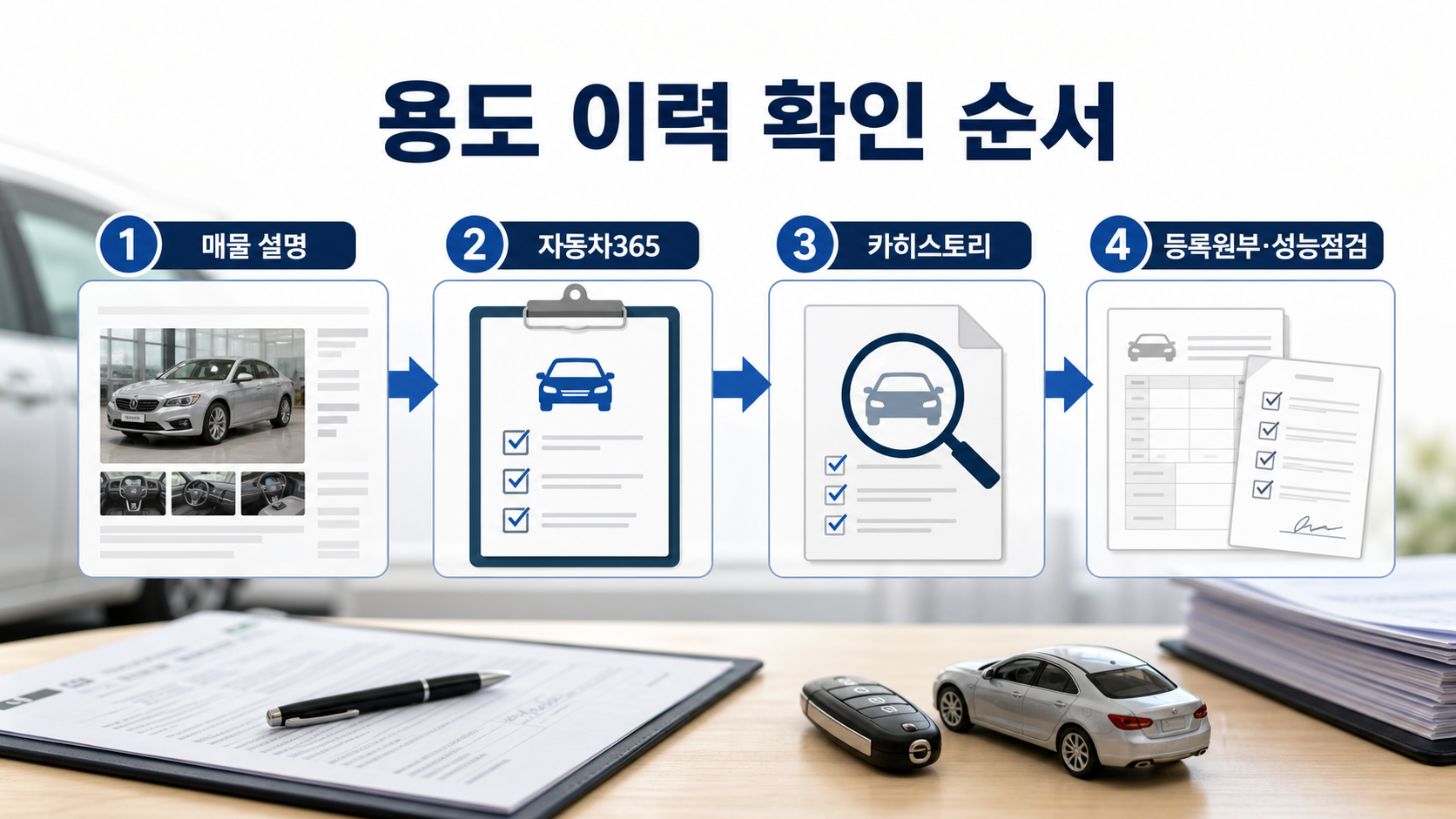 렌트 이력 중고차의 용도 이력을 자동차365와 카히스토리 등으로 확인하는 순서